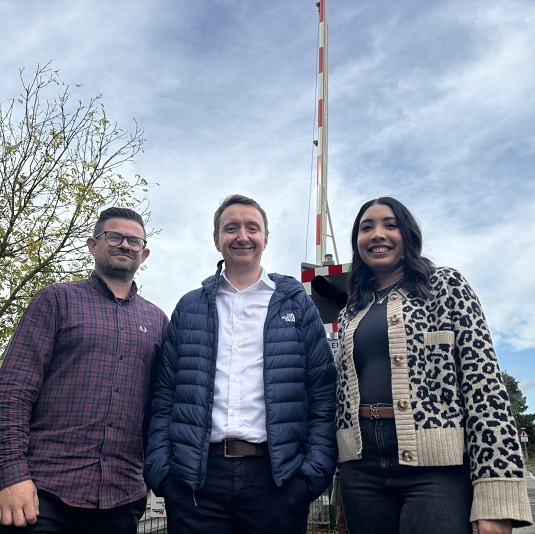 Joe Richardson, Mark Bonner and Cherelle Jones