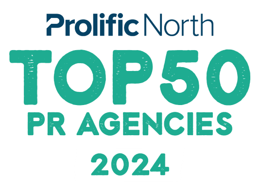 Prolific North Top 50 PR Agency logo